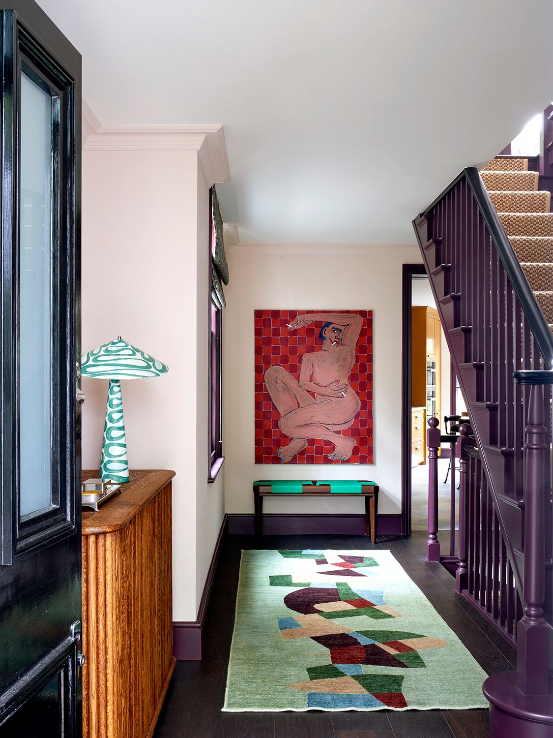 A Victorian house in Notting Hill that has been given a brilliantly bold and colourful new look Home Decor Rug Lamp...